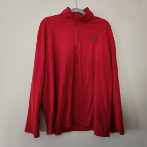The North Face Mens XL Red Sweater Pullover Fleece Longsleeve
